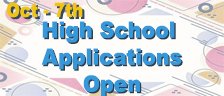 High School Applications Open